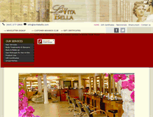 Tablet Screenshot of lavitabella.com